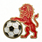 英超联赛合作Logo - 狮子标志与足球